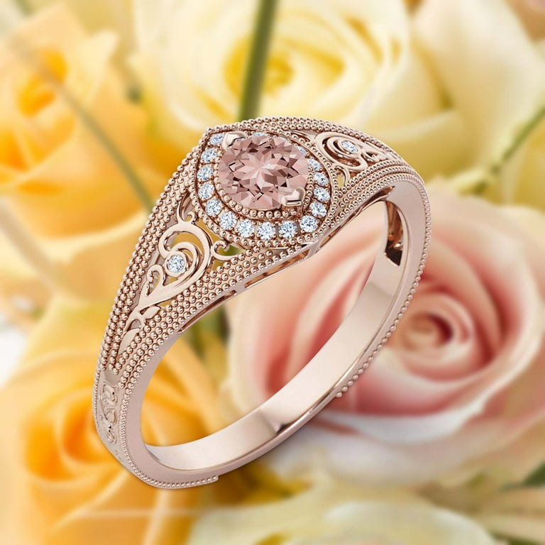 Antique setting engagement sale ring