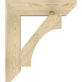 thumbnail image 3 of Ekena Millwork 6"W x 28"D x 32"H Westlake Slat Rough Sawn Bracket, Douglas Fir, 3 of 4