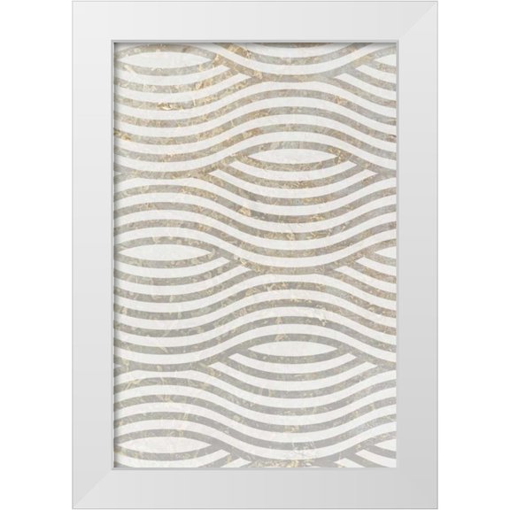 Allen, Kimberly 17x24 White Modern Wood Framed Museum Art Print Titled - Concrete Panel C