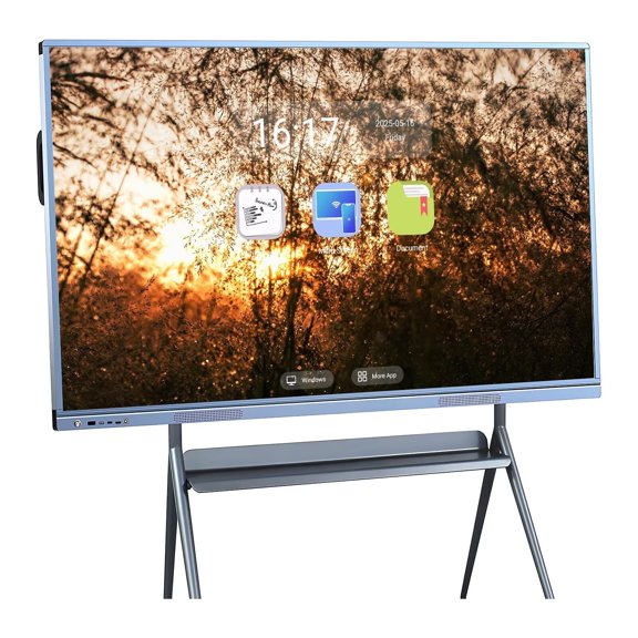 BELNET Touch Screen Board, 55 Inch multi-touch Electronic Calendar for Family and classroom, built-in camera 4K Monitor Wireless Projection Player for Advertisin and Business