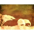 thumbnail image 2 of Ilosky, Pam 24x19 White Modern Wood Framed Museum Art Print Titled - Safari Sunrise I, 2 of 4