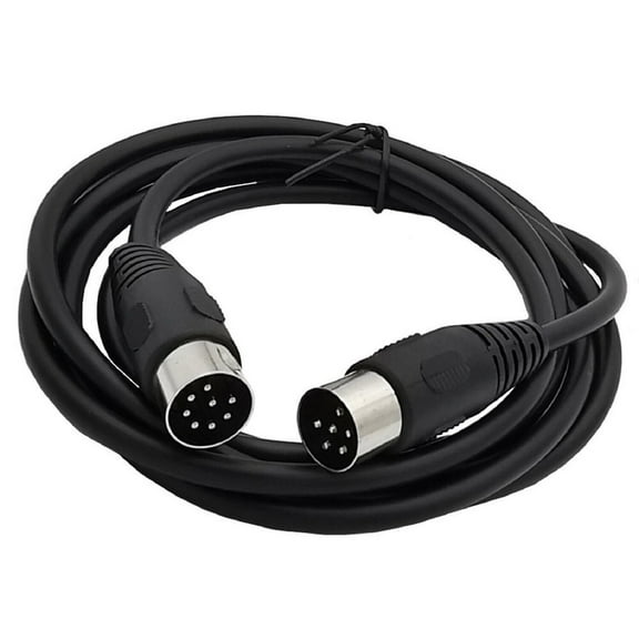 MIDI 8 Pin Din Male To DIN 6 Pin Male Audio Data Signal Adapter Connector Cable TAPDRA Spare Part