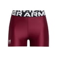 thumbnail image 1 of Shorty Under Armour HeatGear para mujer, color cardenal/blanco, talla L, 1 of 2