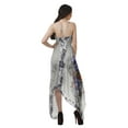 thumbnail image 3 of Moomaya Printed Boho Backless Dress Summer V Neck Halter Dresses Women, 3 of 5