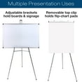 thumbnail image 3 of Aluminum Flip-Chart Presentation Easel: w/ Telescoping Legs, 70" (Silver, 4 Pack), 3 of 5