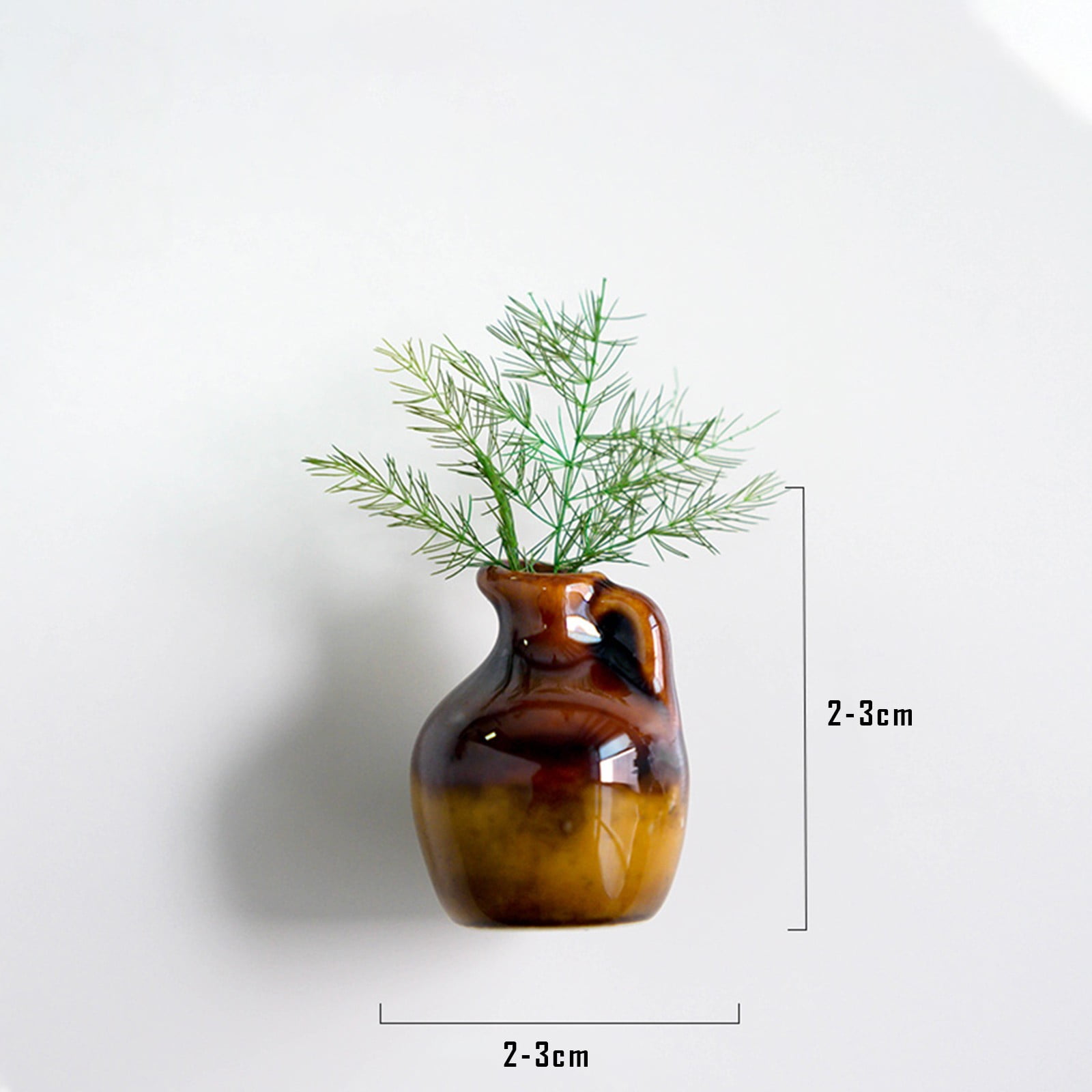 7pcs Mini Vase Fridge Sticker Set, Easter Cute Decorative Refrigerator Magnets for Home Kitchen, Easter and Mother's Day Fridge Aesthetic Decor Accessory for Refrigerator Surface Decoration