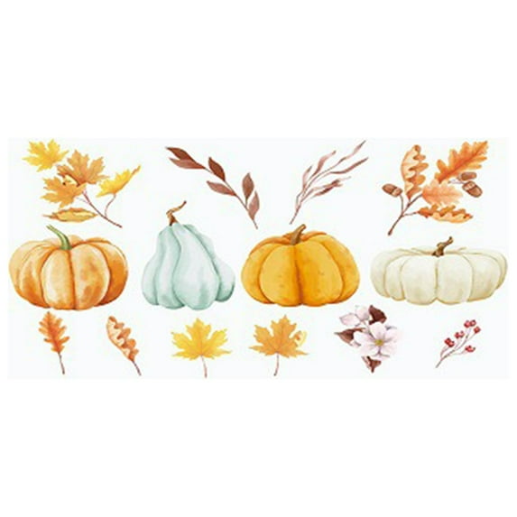 Halloween Decorations Kitchen Mat, Anti Fatigue Kitchen Rugs Fall Decor, Non Slip Pumpkin Kitchen Runner Rug Set, Cushioned Waterproof Kitchen Foam Mat for Floor