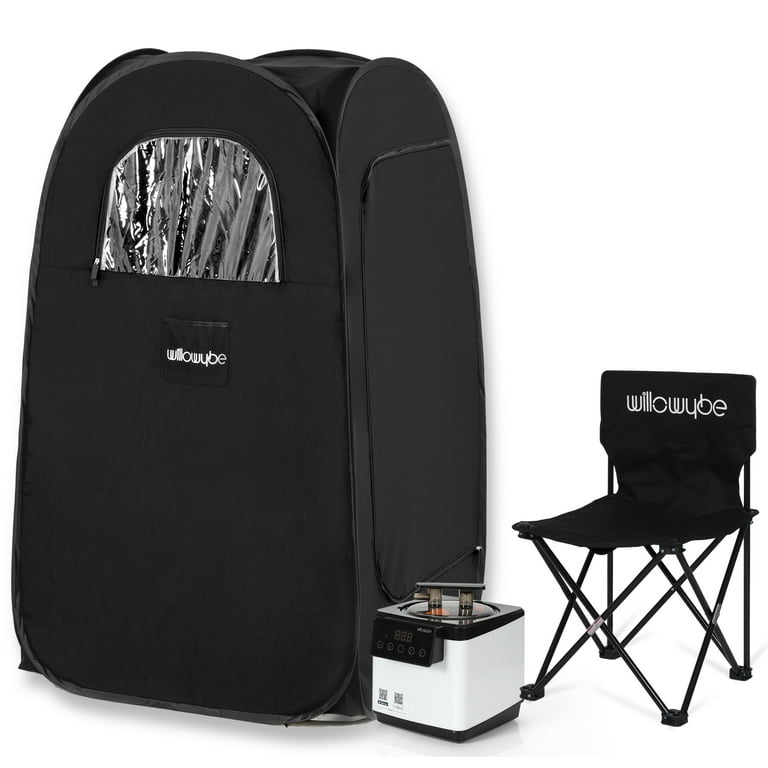 Willowybe Portable Steam Sauna, Bluetooth Control, Foldable Chair
