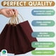 thumbnail image 3 of Pack de 25 Bolsas de Papel Kraft Color Café 8″ x 4.75″ x 10.5″ 150 GSM con Asas, 3 of 7