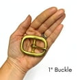 thumbnail image 6 of 4 Pack Solid Brass Mechanical Belt Buckle - 1" - 1.25" - 1.5", 6 of 6