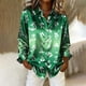 thumbnail image 5 of TaTaai Womens Long Sleeve Button Down Shirt St Patricks Holiday Print Collared Casual Top Loose Fit Spring Daily Wear Gift, 5 of 5