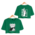 thumbnail image 3 of Camiseta con estampado gráfico de Anime Satoru Gojo para mujer, Camiseta corta para mujer, moda de verano, camiseta Halter para mujer, Tops para mujer, 3 of 5
