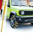 thumbnail image 4 of Xihbxyly Cadena Antideslizante para Neumáticos de Invierno, de Nailon Resistente, Universal para Neumáticos de 175 a 295 Mm, Eficaz En Nieve y Barro, para Mayor Seguridad Del Vehículo, Juego de 10 Pi, 4 of 7