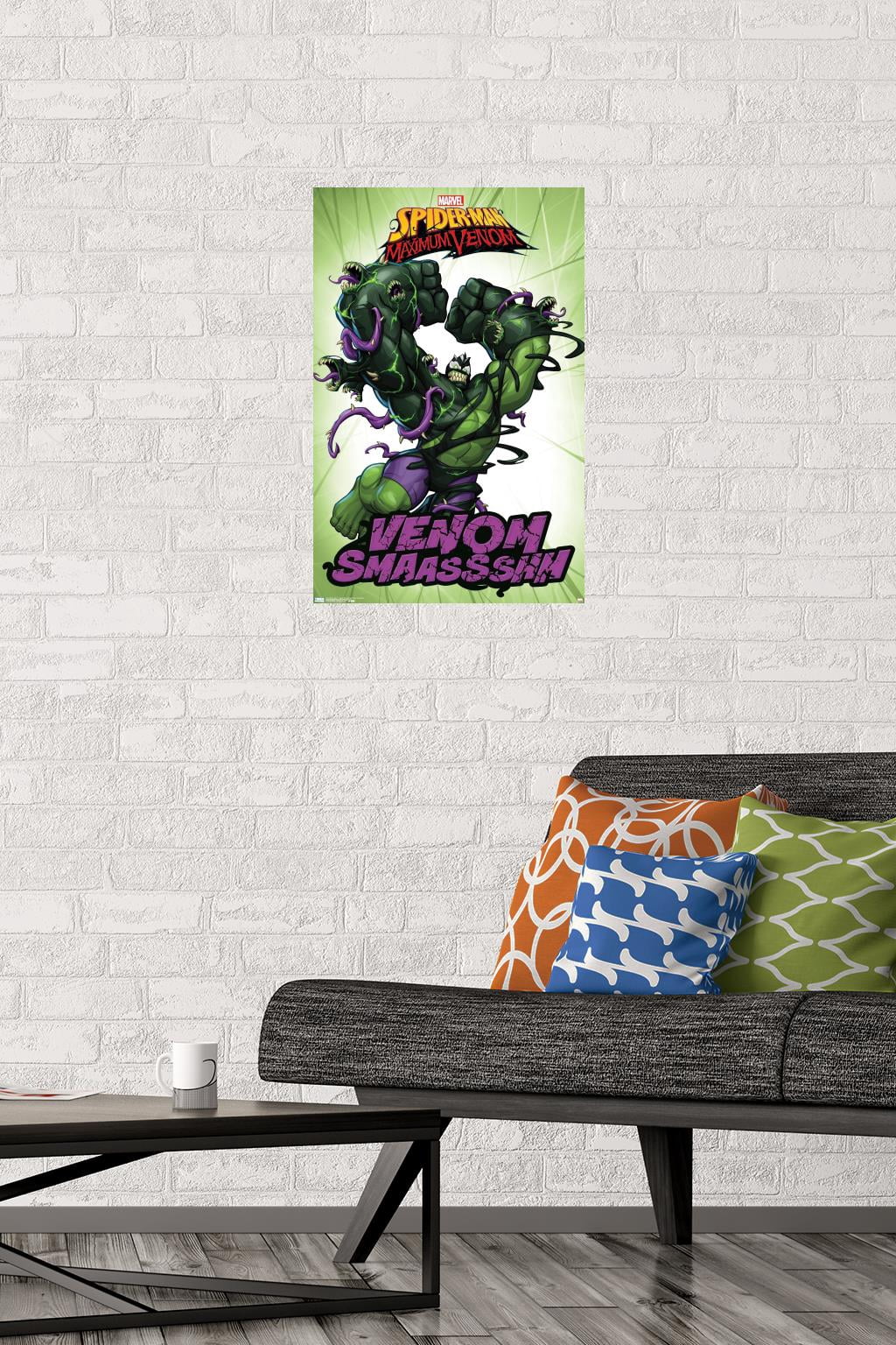 Marvel Comics TV - Spider- Man: Maximum Venom - Venom Smash Wall Poster, 14.725" x 22.375"