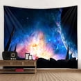 thumbnail image 2 of Tapestry Fantasy Starry Sky Universe, 200 x 150 cm, microtela, 2 of 2