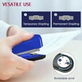 thumbnail image 6 of Metal Stapler Heavy Duty 50 Sheet Capacity with 1500 Staples and Staple Remover, Blue Stapler Full Strip Staplers for Desk, No Jam, Non-Slip Office Stapler with Staples for Office & Classroom, Blue, 6 of 7
