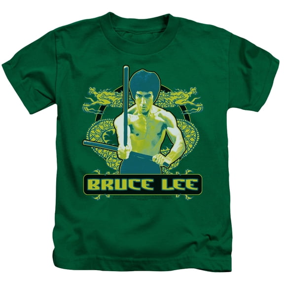 Bruce Lee - Double Dragons - Juvenile Short Sleeve Shirt - 4