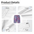 thumbnail image 5 of Cauagu Cute Nautical Print Swim Trunks for Men,Youth Boys Swim Shorts Compression Liner Beach Shorts Boys' Swimming Shorts 7-20 Years Bathing Suit-Medium, 5 of 7
