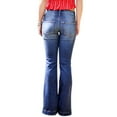 thumbnail image 4 of LilyLLL Womens Classic Bootcut Flared Bell Bottoms Denim Jeans Pants, 4 of 4