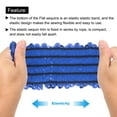 thumbnail image 4 of Uxcell 11 Yards 2 Inch Elastic Sequins Trim 5 Row Flat Sequin Strip Sequins Fabric Ribbon for Sewing Blue, 4 of 5