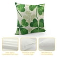 thumbnail image 4 of Nawypu  St Patricks Day Pillow Cover Shamrock Clovers Decor Farmhouse Holiday Spring Pillow Case Decorations for Home Sofa Couch (Green), 4 of 5