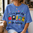 thumbnail image 2 of Back To School Shirt, It’s A Good Day For Learning Teacher Shirt, Cute Classroom Supplies Tee, First Day Of School Teacher Gift, 2 of 10