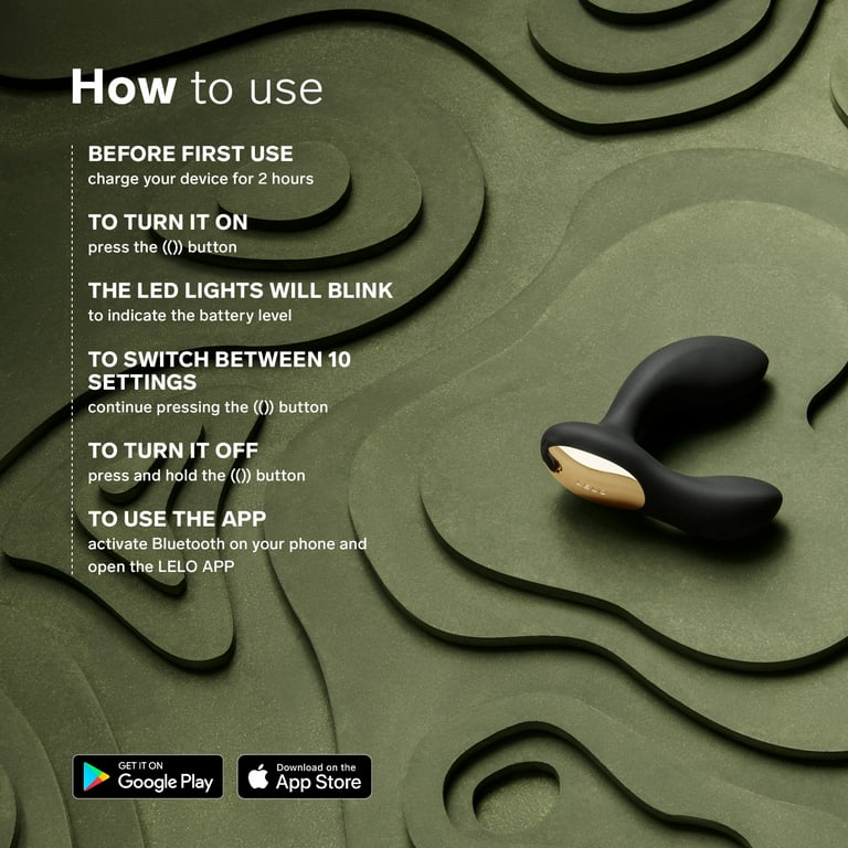 LELO HUGO 2 Prostate Massager App Connected Silicone Anal Vibrator for Men,  Black - Walmart.com