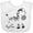 AA-White, variant on Inktastic Zebra Boys or Girls Baby Bib