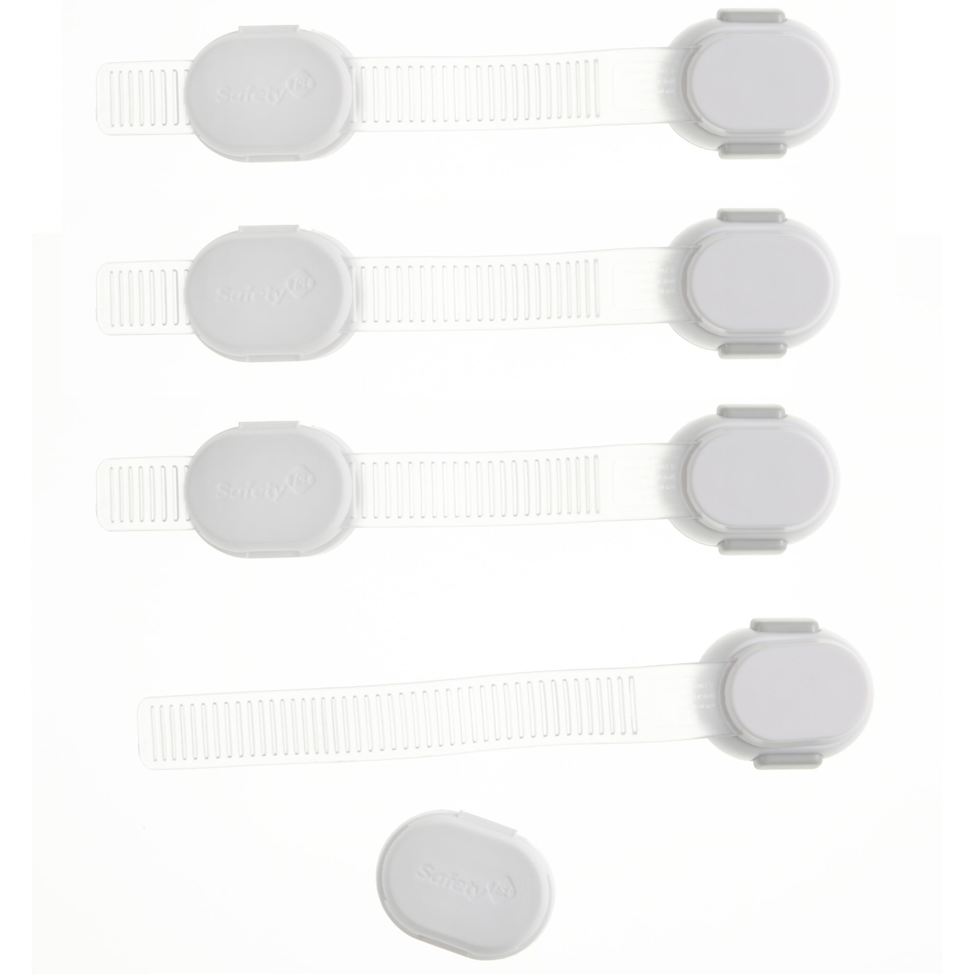 Safety 1st Custom Fit All Purpose Strap 4/PK, White, Toddler