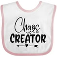 thumbnail image 3 of Inktastic Baby Chaos Creator Design with Heart Arrow Boys or Girls Baby Bib, 3 of 4