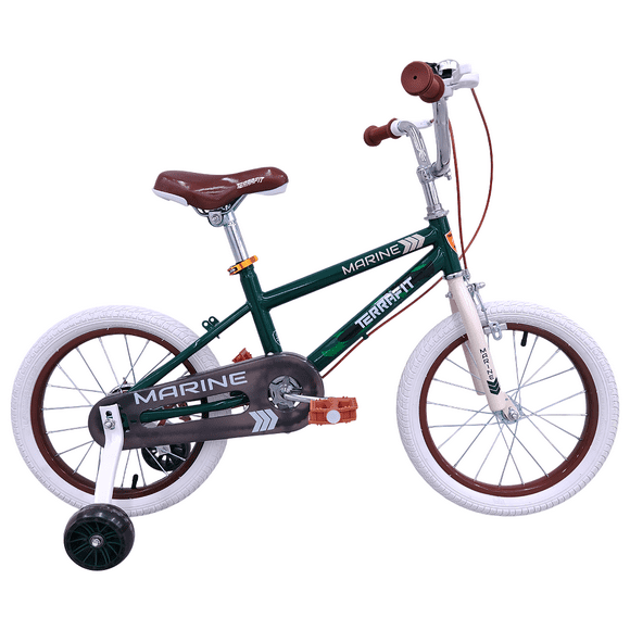 Bicicleta Infantil Para Niño MARINE R16 Verde