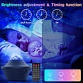 thumbnail image 4 of Galaxy Projector Star Light Projector for Bedroom Galaxy 360 Pro Projector Bluetooth Speaker with Remote Control Ocean Wave Projector Star Night Light Projector for Kids Adults Gift, 4 of 5