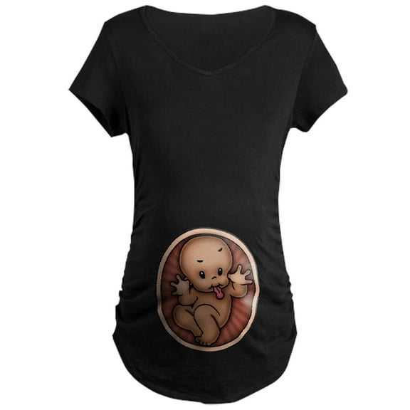 CafePress - Razz Baby DS Maternity Dark T Shirt - Maternity Dark T-Shirt