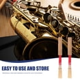 thumbnail image 1 of BESTYASH Lot de 2 Pcs d'Instruments de Musique Design Traditionnel pour Instruments à Bois Rouge, 1 of 8