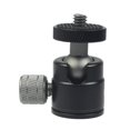 thumbnail image 1 of Tête de Boule Mini Caméra Rotation 360 avec Vis 1/4 pour Téléphone Intelligent DSLR Projecteur Flash Trépied en Direct, 1 of 5