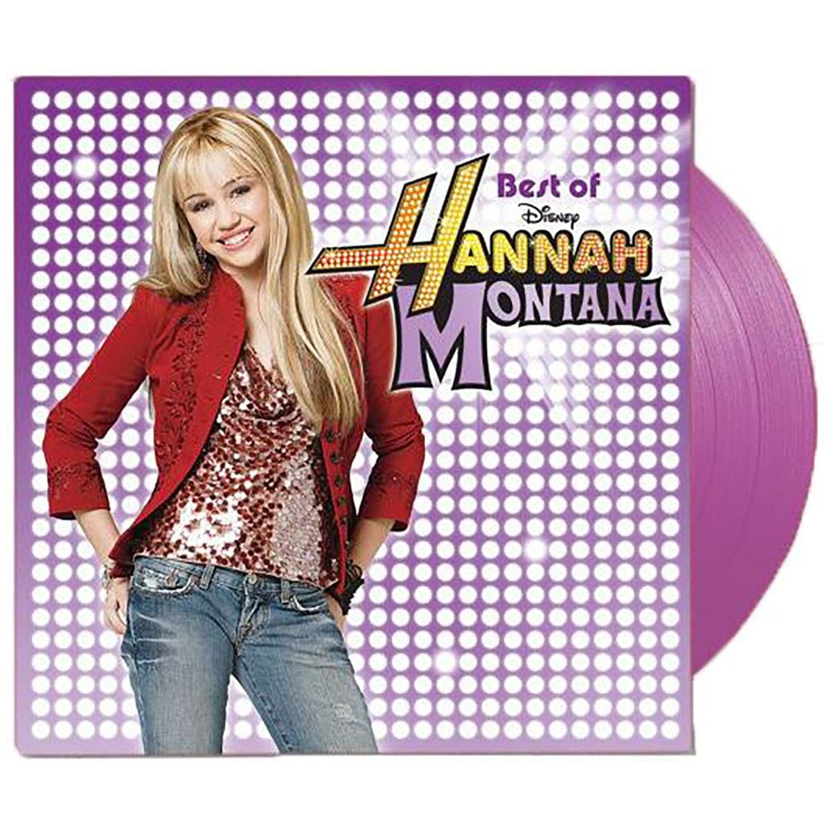 Miley Cyrus - Best Of Hannah Montana Exclusive Purple Color Vinyl LP ...