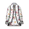 thumbnail image 3 of Pioneer Flower Floral Print Pattern Backpack for School, Cute School Bag with Adjustable Shoulder Straps and Padded Back, 15.3"x11"x7.1", 3 of 5