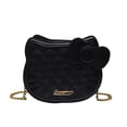 thumbnail image 1 of Sanrioed Hello Kitty Shoulder Bag Fashionable Wallet Cartoon Purses Handbags Simple Rhombic Trendy Birthday Christmas Gift, 1 of 7