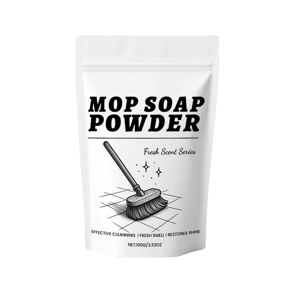 HaiSphere Wave Soap Floor Cleaning Powder for Tile and Wood Floors, Scented Mop Soap Powder, Deep Cleans and Refreshes Hard Surfaces,white