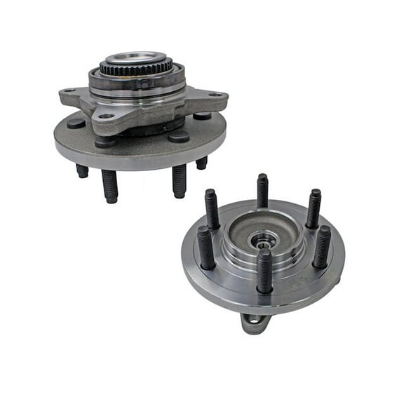 Front Wheel Bearing Hub Assembly Set of 2 - Compatible with 2007 - 2010 Ford Expedition 4WD 2008 2009