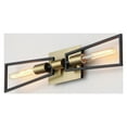 thumbnail image 3 of 2 Light Wall Sconce Maxim Lighting 11652Bksbr, 3 of 6