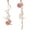 Cat and Flower, variant on Pink Flower Pearl Sakura Leaf Earrings Ginkgo Biloba Cat Fairy Flower Statement Earrings For Women