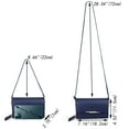 thumbnail image 5 of UTO Womens Small Crossbody Purses PU Leather Cellphone Bags Ladies Clutch Shoulder Handbags Wallet Purse(Navy Blue), 5 of 8