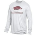 thumbnail image 2 of Men's Alternative Apparel White Arkansas Razorbacks Keeper Long Sleeve T-Shirt, 2 of 3