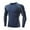 Navy, variant on Dovford Men's Compression Shirts Long Sleeve Workout Gym T-Shirt Running Top Cool Dry Sports Baselayer Undershirts