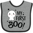 thumbnail image 3 of Inktastic My 1st Boo with Cute Ghost Boys or Girls Baby Bib, 3 of 4