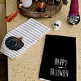 thumbnail image 3 of Juego de 4 toallas de cocina con estampado de cuadros escoceses, lunares y calabazas, para otoño, con hojas de eucalipto y decoración de granja, 3 of 5