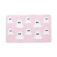 thumbnail image 2 of Halloween Bathroom Decor Bath Mat Spooky Ghosts Gothic Home Decor Black Rugs Entrance Mats for Bedroom, Living Home Decoration 31x19 Inches,Pink, 2 of 6