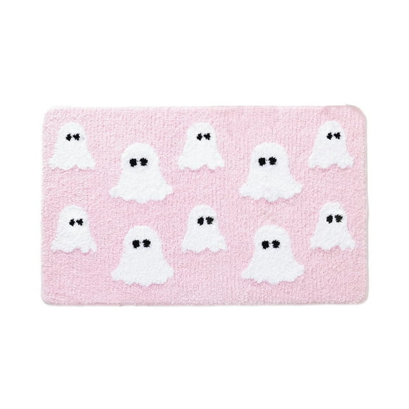 Seasonal Non Slip Bath Mat Soft Flannel Floor Rug Absorbent Decor Carpet Living Room Bedroom Entryway Decor Machine Washable Plush Foot Mat 50x80cm