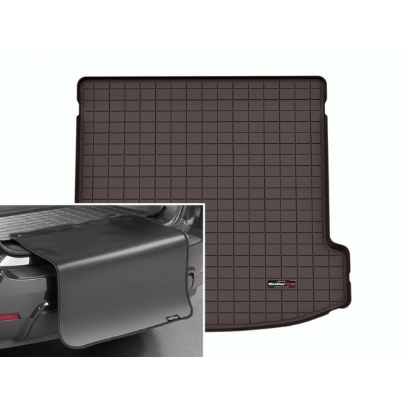 WeatherTech Cargo Trunk Liner with Bumper Protector compatible with Mercedes GLE Coupe, AMG GLE 63 S Coupe, AMG GLE 53 Coupe - Behind 2nd Row w/ Bumper Protector, Cocoa